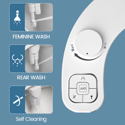 Zevlor™ Bidet Attachment — Fresh, Clean & Paper-Free in Seconds