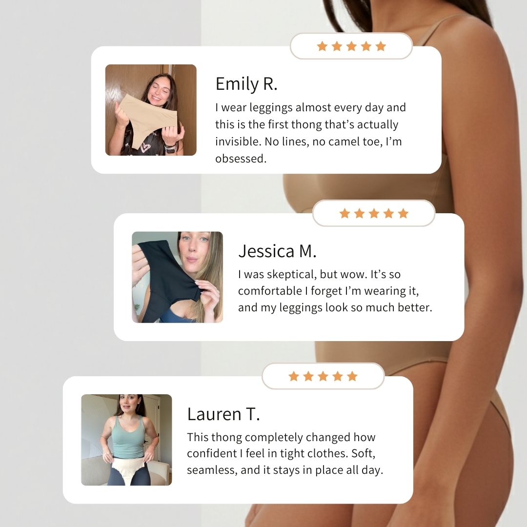 Invisible Camel Toe Thong - High/Low Rise