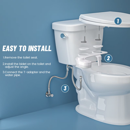 Zevlor™ Bidet Attachment — Fresh, Clean & Paper-Free in Seconds