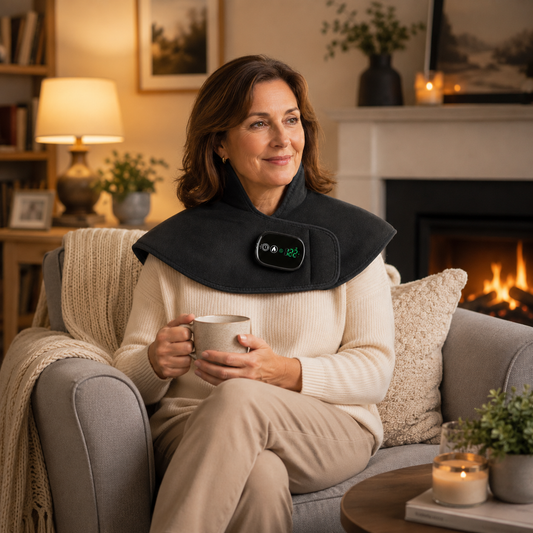 ThermaNeck™ Cordless Heated Neck & Shoulder Wrap