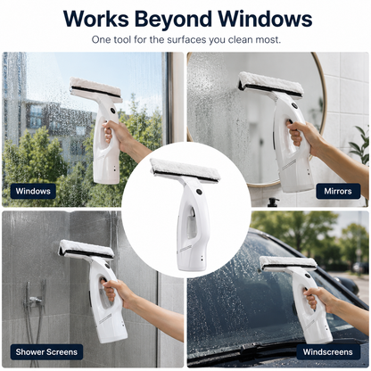 Glazivo™ 3-in-1 Cordless Window Vacuum