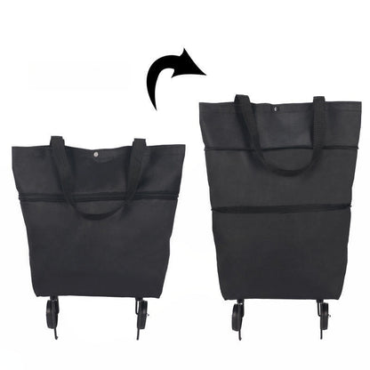 2-in-1 Foldable Shopping Cart